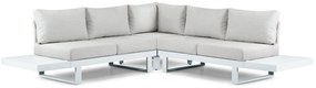 Hoek loungeset 5 personen Aluminium Wit  Lifestyle Garden Furniture Lorenzo