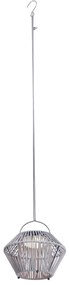 Buitenlamp Bohemian tafellamp grijs incl. LED 3-staps dimbaar IP54 solar oplaadbaar - DucoBohemian IP54 Bohemian Buitenverlichting rond