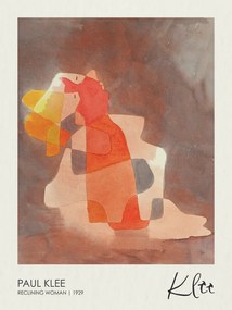 Kunstreproductie Reclining Woman (1929), Paul Klee