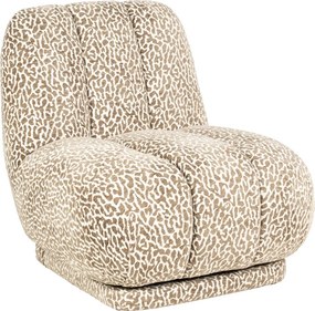 Panterprint Fauteuil Bruin