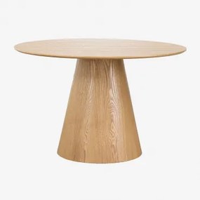 Aura Ronde Houten Eettafel Essenfineer & Ø120 Cm & Essenfineer - Sklum