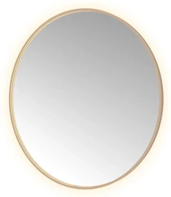 Hotbath &More Round spiegel 120cm geborsteld koper PVD
