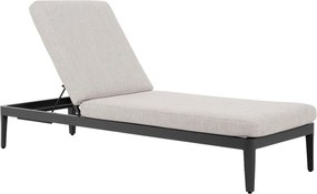 Lifestyle Garden Furniture Mateo Ligbed Met Kussen Antraciet/earth Aluminium Grijs