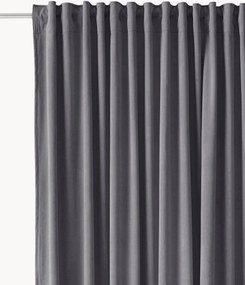 Fluwelen dim-out gordijn Nora met multiband, B 290 cm