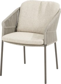 Taste by 4 Seasons Florence tuinset 7-delig - Prado tuintafel Ø160 cm - ceramic sabbia latte