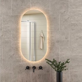 Badkamerspiegel Lina Ovaal 80x40CM | LED | Condensvrij