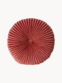 Rond handgemaakt katoenen kussen Ripple, Ø 35 cm