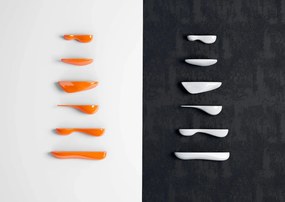 Clou Cliff planchet keramiek 36cm oranje