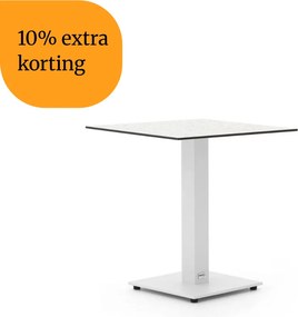 + 10% kassakorting | Tuin eettafel Forza | Vierkant | Tuintafel Kunststof | 70x70cm | 2 personen | Kees Smit Tuinmeubelen