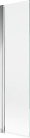 Mexen Mist douchewand 1-delig 50 x 150 cm, transparant, chroom - 8A9-050-001-01-00