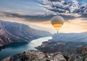 Foto Hot air balloons flying over the, guvendemir, (40 x 26.7 cm)