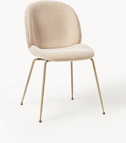 WESTWING x GUBI, Gestoffeerde eetkamerstoel Beetle by Delia Lachance