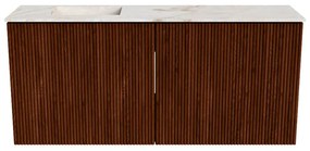 Mondiaz Joya DLux 90cm toiletmeubel ruby met wastafel faye links 1 kraangat frappe