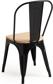 Set 4 Torix Natuurlijk Houten Stoelen