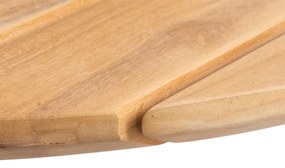 4 Seasons Outdoor Verdi loungetafel Ø73 x 35 cm - teak - latte