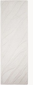 Handgetufte hoog-laag wollen loper Sculptured Abstract