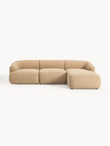 Modulaire bouclé hoekbank Sofia (4-zits)