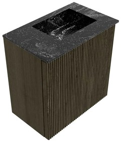 Mondiaz Joya DLux 40cm toiletmeubel shadow met wastafel faye rechts zonder kraangat lava