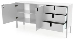 Tenzo Uno Wit Dressoir Met Lades - 171x46x86cm.