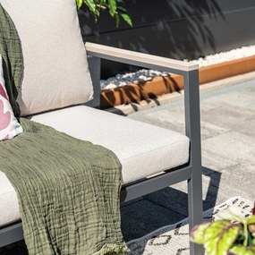 Garden Impressions Solea loungeset 4-delig - donker grijs
