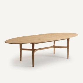 Verlengbare tafel van massief eikenhout en eikenfineer, Tadame