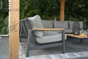 Hoek loungeset 6 personen Aluminium/Rope Grijs  Coco Ralph/Ralph