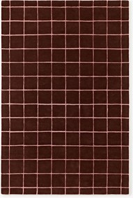 Handgetuft hoog-laag wollen vloerkleed Kallie