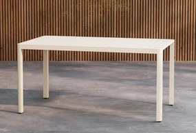 The Outsider tuintafel-cas-rechthoekig-beige-aluminium-150x85cm-the-outsider