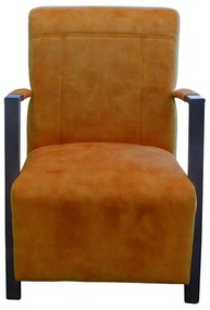 Fauteuil - Rosetta - velours Adore cognac 28