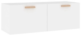 vidaXL Wandkast 100x36,5x35 cm bewerkt hout wit