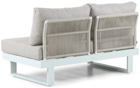 Hoek loungeset 6 personen Aluminium Wit  Lifestyle Garden Furniture Lorenzo