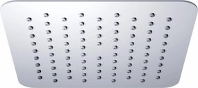 Saqu Cubo Rounded hoofddouche 20cm chroom