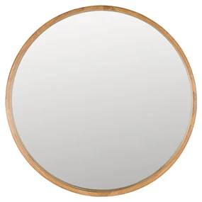Dutchbone Caroun Ronde Spiegel Van Bamboe 60 Cm - 60x4cm