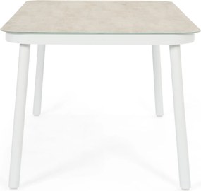 Dining Tuintafel rechthoekig 160x90 cm Wit Tavona