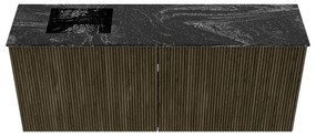 Mondiaz Joya DLux 100cm toiletmeubel shadow met wastafel faye links zonder kraangat lava