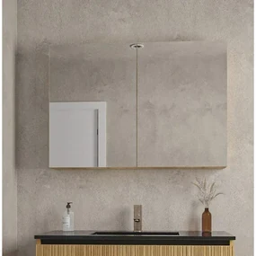 Adema Holz Spiegelkast - 100x70cm - eiken SW773982