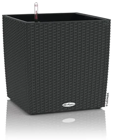 LECHUZA Plantenbak CUBE Cottage 40 ALL-IN-ONE granietkleurig