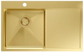 Stalen spoelbak RUSSEL 111 Gold