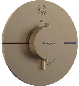 Hansgrohe Showerselect thermostaat inbouw voor 1 functie brushed bronze 15553140