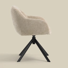 Draaibare Eetkamerstoel Beige