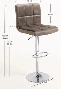 Pack 4 Taburetes Casper Terciopelo