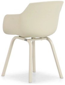 Tuinset 6 personen 260 cm Kunststof Taupe Lifestyle Garden Furniture Salina/San