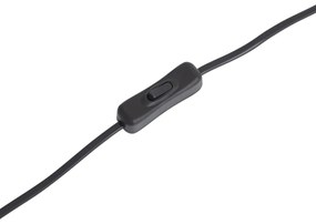 Moderne tafellamp zwart - Thijmen