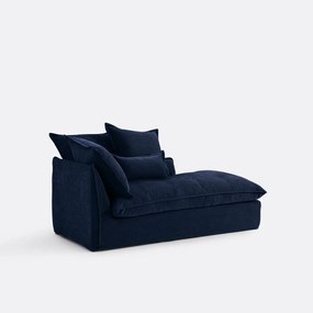 Longchair rechts in mêlee polyester, Odna