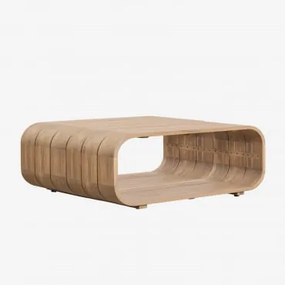 Rectangulaire 140x75 Cm Acaciahouten Tuintafel Brivori Lichte Acaciekleur - Sklum