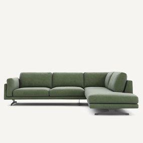 Hoekbank fluweel, César