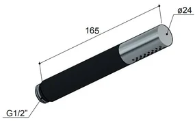 Hotbath Cobber Staaf Handdouche Verouderd Ijzer M352