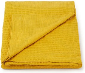 Kayori Nagi Waffle plaid van biologisch katoen 260 x 280 cm