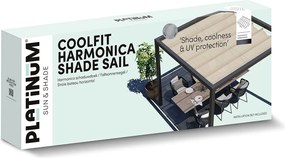 Platinum Coolfit Harmonica schaduwdoek 290x300 - beige