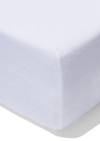 HEMA Molton Hoeslaken Voor Boxspring 90x220 Katoen/stretch Wit (wit)